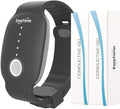 EmeTerm Fashion Anti-Nausea Wristband Relieve Morning Motion Travel Sickness Rechargeable Drug Free Bands Without Side Effects - Extra 2pack Conductive Gel (Black - Extra 2pack Conductive Gel)