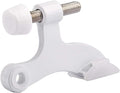 HOMOTEK 12 Pack Hinge Pin White Door Stopper,Adjustable Deluxe Heavy Duty Door Stopper 2-1/2"x1-3/4”,with White Rubber Bumper Tips