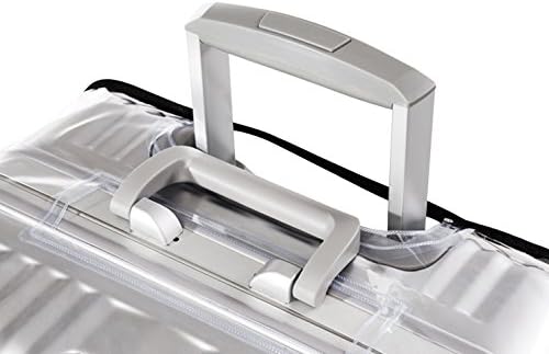 JenKin Luggage Protector Suitcase Cover PVC Waterproof Travel Suitcase Fits Most 20" to 30"（24" (16.1" L x 11.0" W x 24.0" H)）
