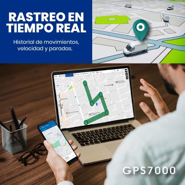 GPS7000-4G Hidden GPS Tracker for Vehicles | 90 Days of Service Included | Self & Easy Installation | After The 90 Days Included in The Service, You can Choose to Subscribe | No Hidden Fees
