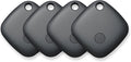 Air Tracker Tags-4 Pack, Bluetooth Tracker Works with Apple Find My APP (iOS Only, Not for Android), Keys Finder, Item Locator for Keys, Luggage, Backpack, Bags, Wallet, Replaceable Battery