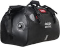 Waterproof Duffel& Luggage Bag - Motorcycle Dry Bag Tail Saddle Bags with Roll Top Closure,Large Storage Space,for Camping, Kayaking, Fishing & Traveling(Black, 40L)