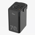 JOKO 70000mAh Power Bank High Capacity 20W PD 3.0 Fast Charging 22.5W Max Large Power Bank,7 Outputs 2 Inputs,LED Display,USB-C Battery Packs for iPhone, Samsung, Outdoors，Camping