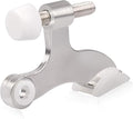 HOMOTEK 36 Pack Hinge Pin Satin Nickel Door Stopper,Adjustable Deluxe Heavy Duty Door Stopper 2-1/2"x1-3/4,with White Rubber Bumper Tips…