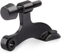 HOMOTEK 36 Pack Hinge Pin Black Door Stopper,Adjustable Deluxe Heavy Duty Door Stopper 2-1/2"x1-3/4”,with Black Rubber Bumper Tips