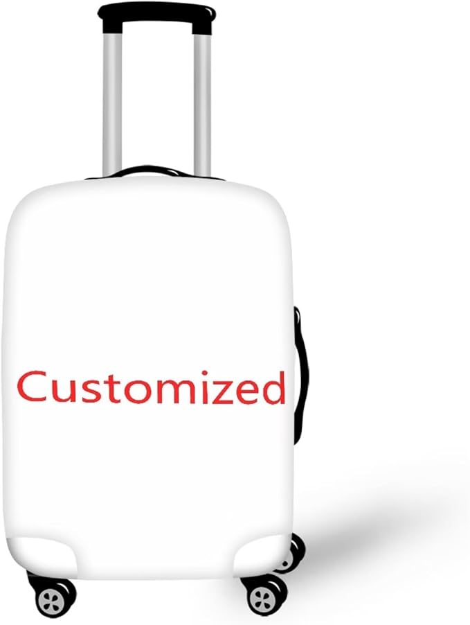 Customized Travel Luggage Covers Anti Scratch Thick Personalized Suitcase Case Fits 26-29 Inch