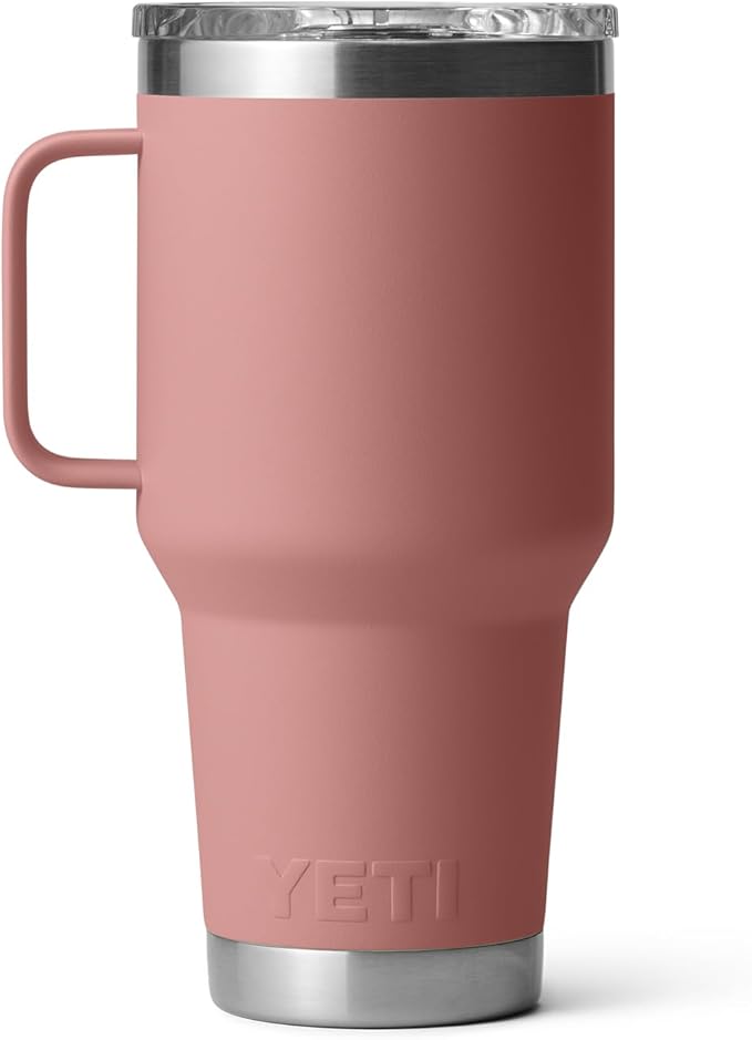 YETI Rambler 30 oz Travel Mug, Stainless Steel, Vacuum Insulated with Stronghold Lid