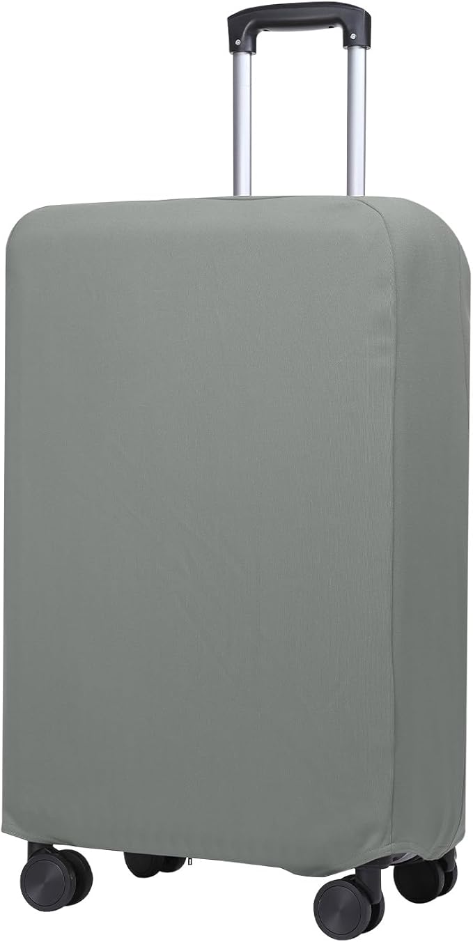 PATIKIL Luggage Cover, Suitcases Covers Elastic Carry on Cover Protector Washable Scratch-Resistant Fits 26-27 Inch Luggage for Travel Business Trips, Gray