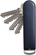 Jibbon Italian Premium Leather Key Organizer - Stylish Key Holder with Marine Grade 316 Stainless Steel, Compact EDC Keychain