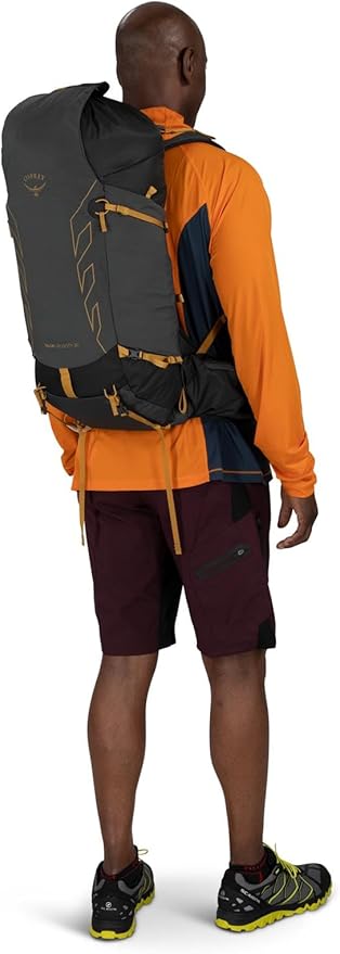 Osprey Talon Velocity 30L Men's Hiking Backpack, Matcha Green/Lemongrass, S/M