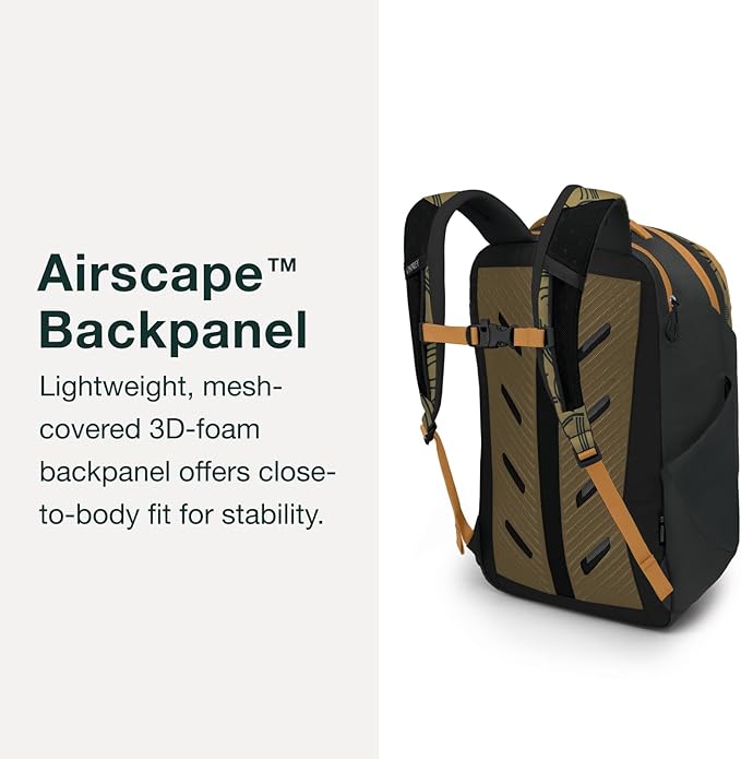 Osprey Proxima 30L Campus Laptop Backpack - Organized Everyday Pack with Dedicated Tech Storage, Water Bottle Pockets, and Comfortable Carry - Perfect for School, Commutie, and Travel, Black/Coal Grey