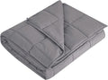 L'AGRATY Weighted Blanket Kids- 40"x60" 7lbs Cooling Breathable Heavy Blanket Microfiber Material with Glass Beads All-Season Summer Fall Winter Soft Thick Comfort
