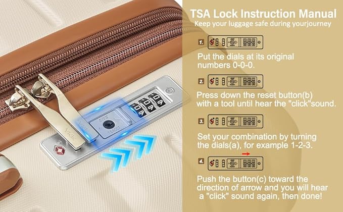 Luggage Sets 4 Piece with TSA Lock Hardside PC+ABS Carry On expandable Suitcase with Spinner Wheels Lightweight Rolling Travel Luggage Sets with YKK Zippers (Purple, 4 Piece Sets(14/20/DB/TB))