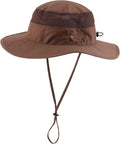Home Prefer UPF 50+ Men's Sun Hat Wide Brim Bucket Hat UV Protection Hat for Mens Womens Beach Safari Gardening Golf Fishing
