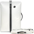 BAGAIL TPU Vacuum Bag for Travel, Reusable Compression Bag with IPX8 Waterproof Zipper, Save Space for Suitcase, Backpack and Carry on (White, ExtraLarge, No Pump)