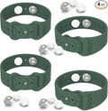 Motion Sickness Bands Anti Nausea Acupressure Wristband Sea Sickness Wristbands Nausea Bands Natural Relief Motion & Morning Sickness -（2 Pairs Pine Green）