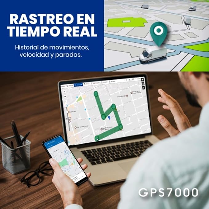 GPS7000-4G Hidden GPS Tracker for Vehicles | 90 Days of Service Included | Self & Easy Installation | After The 90 Days Included in The Service, You can Choose to Subscribe | No Hidden Fees