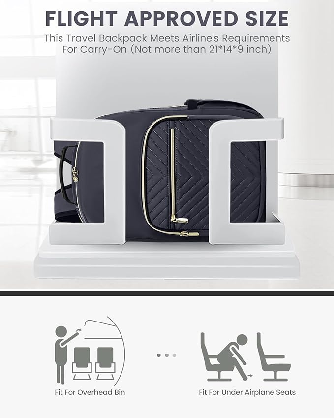 LOVEVOOK Laptop Backpack for Women, 17 Inch Large Capacity Travel Computer Work Bags, Business Nurse Backpack Purse for Womens, Backpacks, Dark Grey