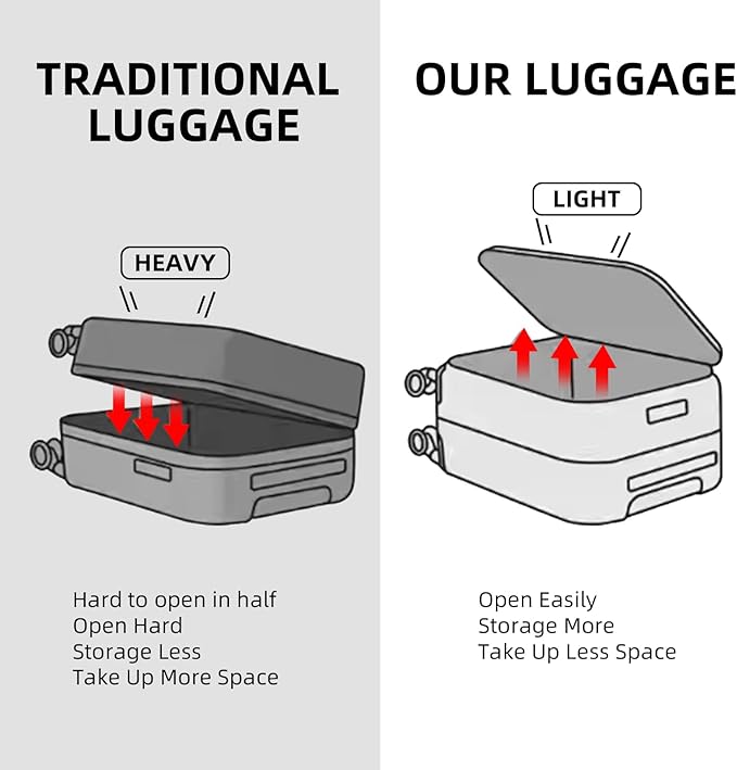 29 Inch Aluminum Checked Luggage with Side Opening Zipper, 40 * 37 * 77cm, 113L, Lightweight Hardshell ABS+PC Suitcase with TSA Lock, 360° Universal Wheels, Dark Gray