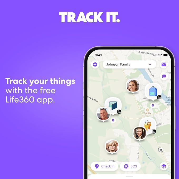 Tile by Life360 Slim - Wallet Finder, Bluetooth Tracker and Item Locator for Luggage Tags, Passports and More. Both iOS and Android Compatible. Phone Finder. 1-Pack (Aqua Lemon)