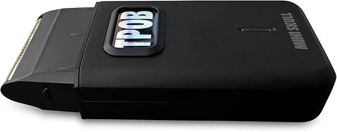 TPOB Mini Skull Single Shaver Compact Design That can fit in Your Pocket with a Turbo Charged Motor, Perfect for Both Professional and at-Home use (Black)