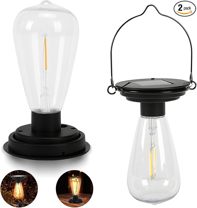 Replacement Solar Light Tops-Solar Light Bulbs for Outside-Outdoor Waterproof 1 Pack,One Thing, Three Uses, Multifunctional Size Conversion Or Personalized Hanging