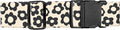 Luggage Straps for Suitcases, Adjustable Travel Belt, Durable Wide Luggage Strap, Cute Suitcase Strap Identifiers with Buckle, Bag Straps for Luggage, Cute Black Daisy
