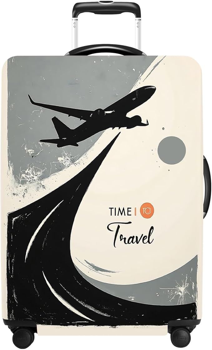 Travel Luggage Cover Washable Suitcase Protector Anti-Scratch,Stretchable Fit for 20-34Inch Luggage Durable Travel Bag Cover with Zipper Closure (S(20-22inch suitcase))