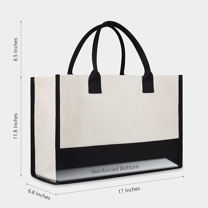 TOPDesign Embroidery Constellation Canvas Bag for Women (Aquarius)