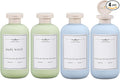 ASEVAT 6.7oz 4Pcs Refillable Travel Shampoo & Conditioner Bottles With Flip Cap