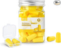 30Pair Soft Foam EarPlugs, 32dB Disposable Sound Blocking Noise Cancelling Ear Plugs for Concerts Loud Music/Shooting Guns/Work Construction, Hearing Safety Protection (Yellow)