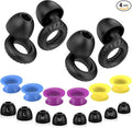 Ear Plugs for Sleeping Noise Cancelling -30dB, 2-Pack Reusable Soft Noise Reduction Ear Plugs for Sleep, Travel,Deep Focus, Hearing Protection,Concert with Carrying Case(Black*2)