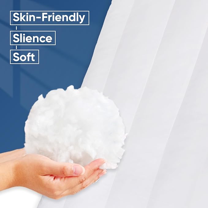 MINUPWELL 2 Packs Ultra Flat Pillows for Sleeping Thin, 7D High Support 2.5 inch Height Ultra Thin Pillows,Slim Bed Pillows for Stomach Sleeper,Queen Size -18x30 in