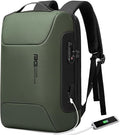 BANGE 15.6INCH Slim Laptop Backpack，Office Business Laptop with Lock, Anti Theft Travel Backpack with USB3.0 Charging Port for Men and Women…