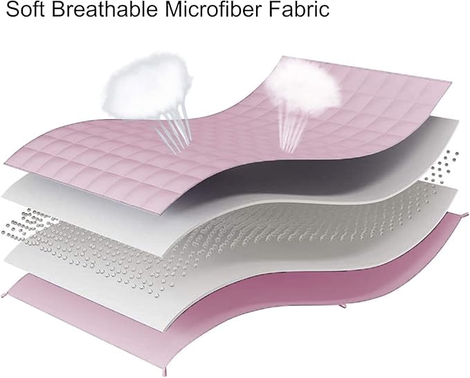 L'AGRATY Weighted Blanket - 40"x60" 10lbs Cooling Breathable Microfiber Material with Glass Beads Small Blanket All-Season Summer Fall Winter Soft Thick Comfort