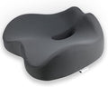 Chair Seat Cushion, Memory Foam Cushions for Office Chair, Car Seat, Airplane, Relieving Pressure Tailbone Sciatica Back Pain for Long Sitting Office Workers, Car Drivers（Grey）