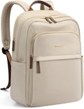 Travel Backpack for Women Personal Carry On Bag Business Weekender Hiking Multilayer Laptop Bag,16 Inch,Apricot