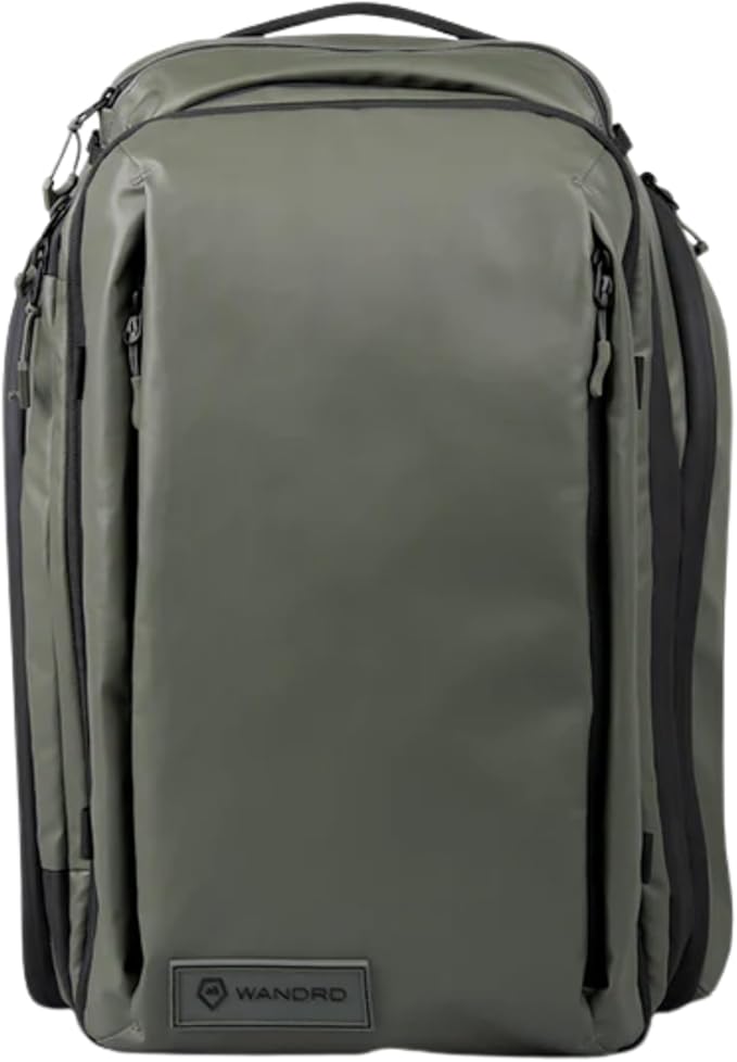 WANDRD TRANSIT Travel Backpack (35L): Expandable Carry-On Travel Backpack – Weather-Resistant, Laptop Compartment, Dual Side Access & Camera Cube Compatible Adventure Bag