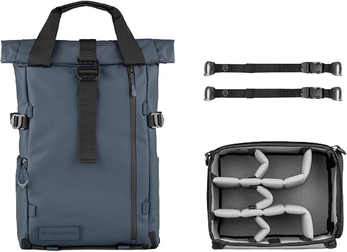WANDRD All New PRVKE 21L V4: Camera Backpack and Photography Bundle - Weatherproof Travel and Photography Backpack, Bundle Includes 21L Bag, Camera Cube, Waist Straps, and Accessory Straps