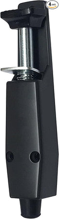 Pacific Doorware Heavy Duty Spring Loaded Step Down Push On Door Holder/Stopper (4, Duronotic)