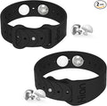 Hion Motion Sickness Bracelets Sea Sickness Wristbands for Motion Sickness/Morning Sickness/Pregnancy Nausea Anti Nausea Wristband Acupressure Nausea Bands Motion Sickness Bands（1Pair Black）