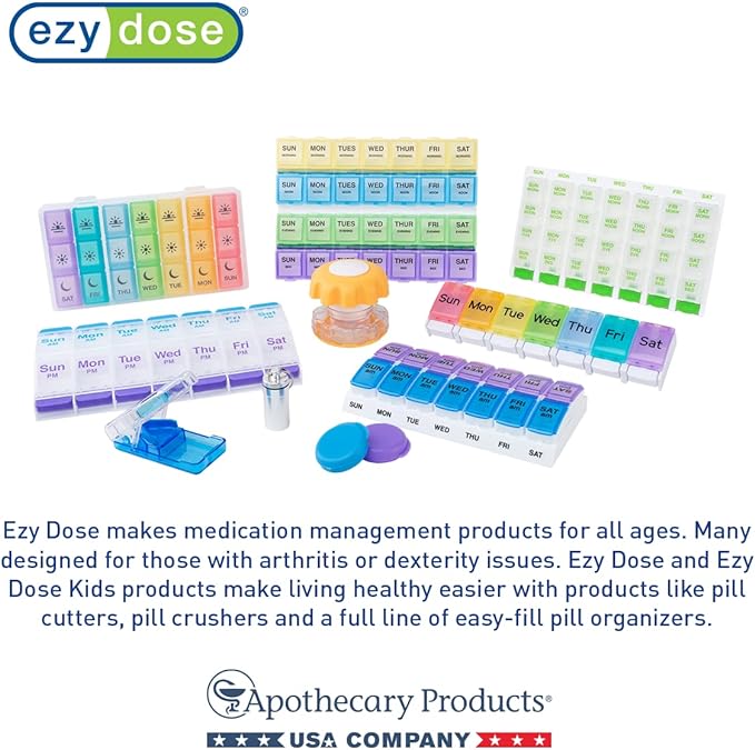 EZY DOSE Silicone Jar, Multi-Purpose Travel-Sized Container, Washable and Reusable, Versatile and Durable Container for Storage, Jewelry Holder Organizer, Blue, Yellow, and Green, BPA Free, 3-Pack