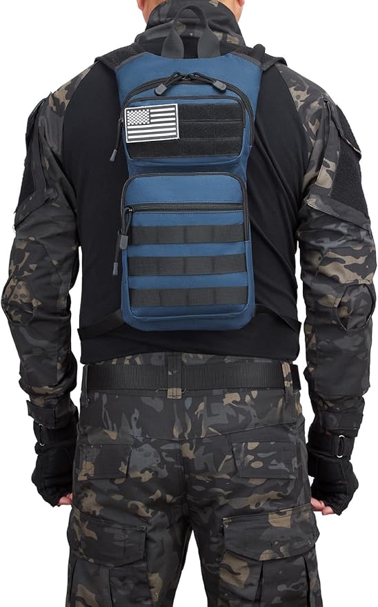 ATBP Running Hydration Vest Pack Thermal Insulation 3L TPU Water Bladder Tactical Backpack Bag for Cycling Hiking Daypack Men & Women