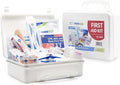 Primacare 25 Person Medium Emergency Preparedness First Aid Kit for Home, School and Office, Wall Mounted White