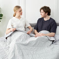 Cozy Bliss Cooling Blanket for Hot Sleepers, Q-Max 0.4 Cooling Comfort King Size, Cold Blankets for Night Sweats Sleeping, Ultra-Cool Lightweight Breathable Summer Blanket for Bed