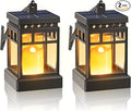 KOOPER Solar Lanterns Outdoor Waterproof, 2 Modes Hanging Solar Lantern with LED Realistic Flickering Flameless Candle, Candles Lanterns Lights Decorative for Outside Hanging Patio Yard Table Tree