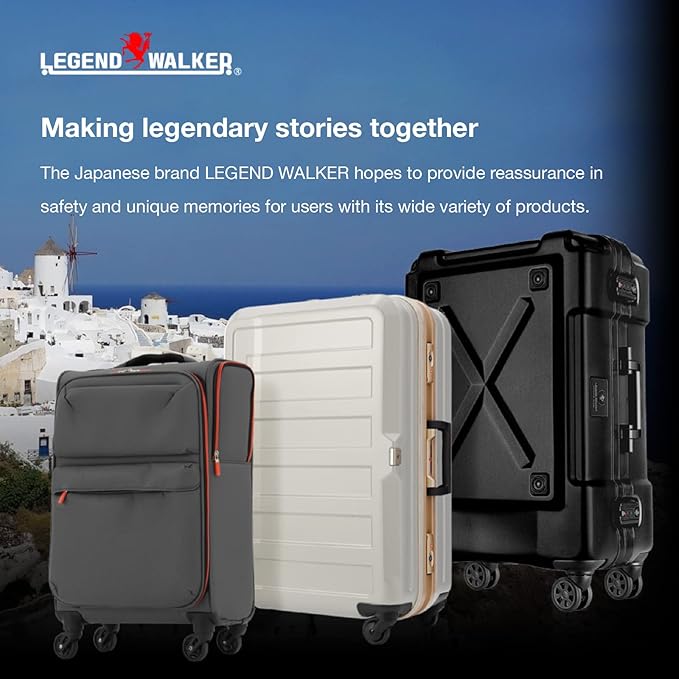 LEGEND WALKER BLADE-Ultralight PC Fiber Luggage, 21-inch, BlackCarbon, 5604-48-BKCB