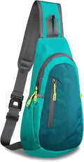 TITECOUGO Small Sling Bag, Lightweight Crossbody Backpack for Men Women, Shoulder Bag for Sports and Outdoor