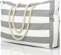Becokan Beach Bags for Women Large Waterproof Beach Tote Bag Zipper Beach Bags Waterproof Sandproof Swim Pool Bag Large Tote