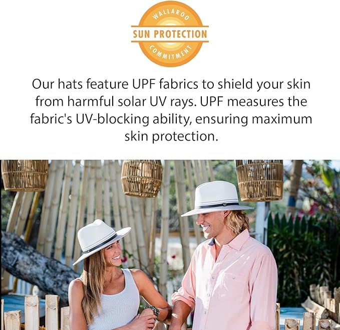 Wallaroo Hat Company – Women’s Aqua Hat – UPF 50+ Sun Protection, Packable Design Featuring Chin Strap for Medium Crown Sizes